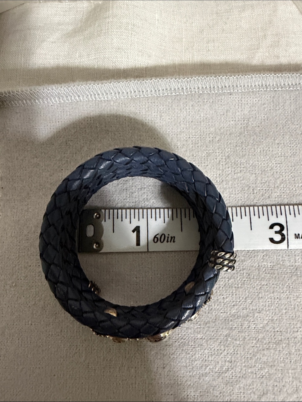 American West leather & SS bracelet - Picture 8 of 11